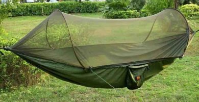 Tiendas colgantes y de hamaca