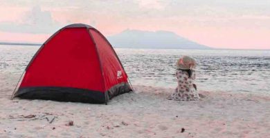 Tienda campaña playa