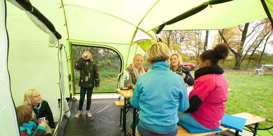 Entradas de la tienda de campaña Skandika