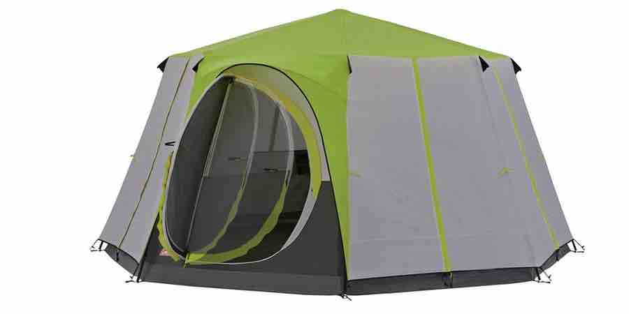 puerta rigida con bisagra de la coleman octagon