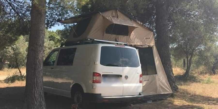 Tienda techo furgoneta