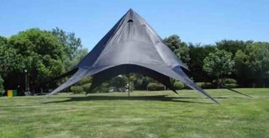 carpas estrella para eventos al aire libre