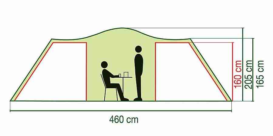 tienda de campaña 4 personas decathlon