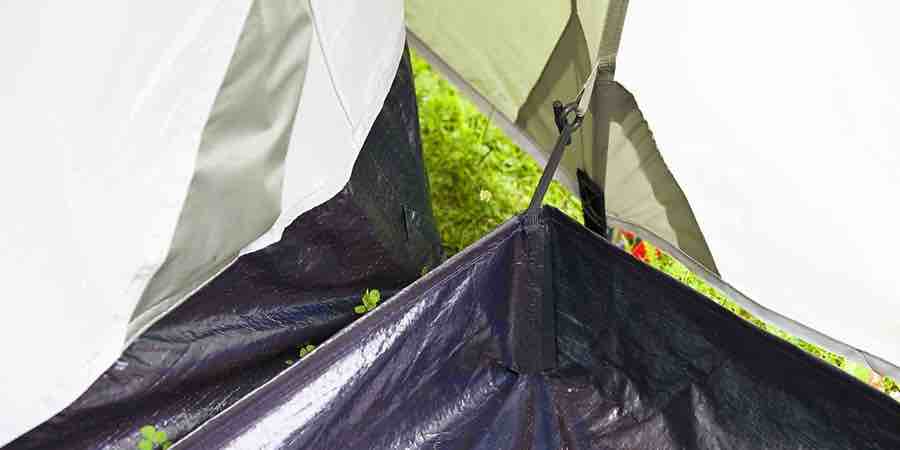 base de la tienda con poliéster grueso para maayor protección