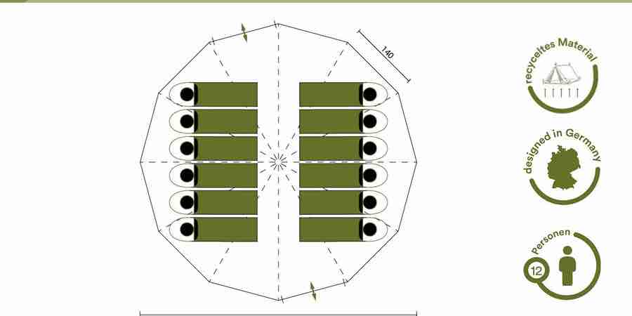 interior de la skandika teepe 301