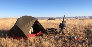 Tiendas de campaña cicloturismo. Tonipedales