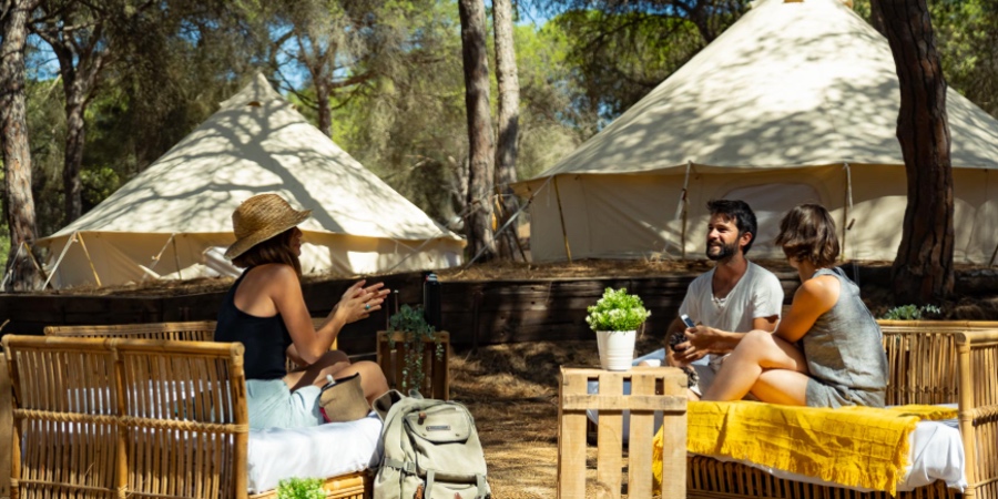 Alquiler de tiendas de campaña en Kampaoh