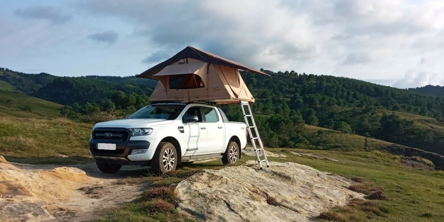 TIENDA DE TECHO DE LONA PARA 4X4, COCHE O FURGONETA en ebay