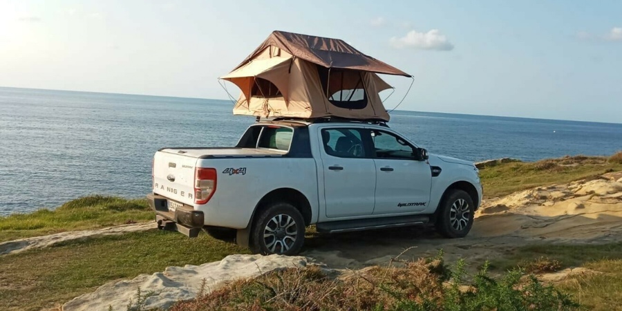 TIENDA DE TECHO DE LONA PARA 4X4, COCHE O FURGONETA